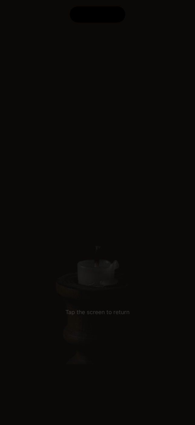 Afterglow — slowly darker, and done